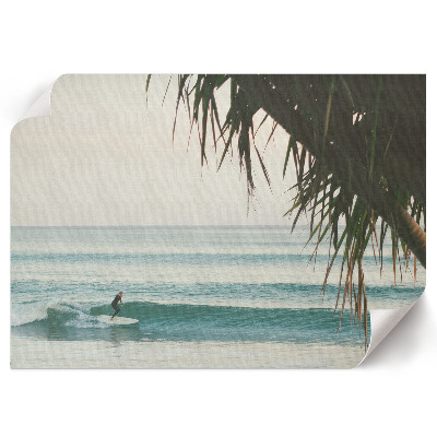 Plakat ścienny „Surfer na fali”