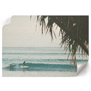 Plakat ścienny „Surfer na fali”