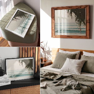 Plakat na ścianę Surfer na fali