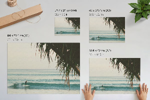 Plakat na ścianę Surfer na fali