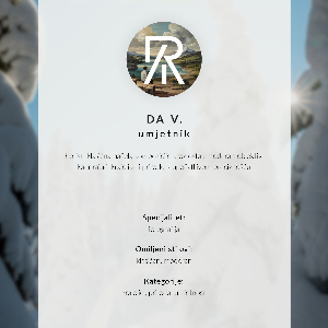 Plakat Fiordy górskie