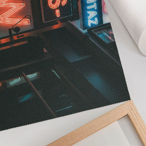 Plakat na ścianę Neony w mieście