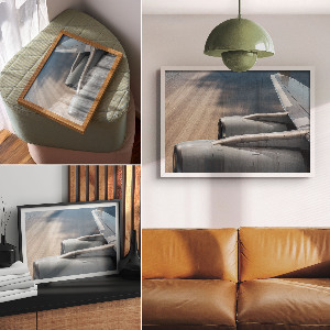 Plakat ścienny Samolot detal