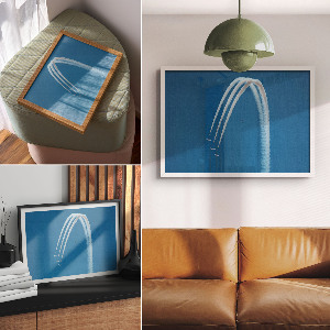 Plakat Lotnictwo na niebie