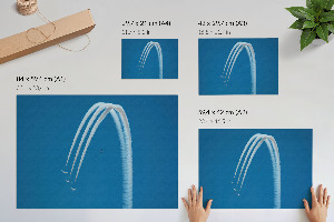 Plakat Lotnictwo na niebie