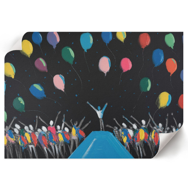 Plakat na płótnie Kolorowa radość