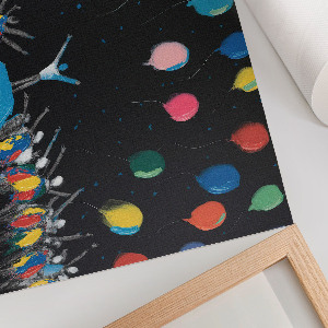 Plakat na płótnie Kolorowa radość