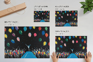 Plakat na płótnie Kolorowa radość