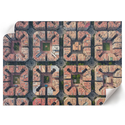 Plakat dekoracyjny przedstawiający nowoczesną architekturę