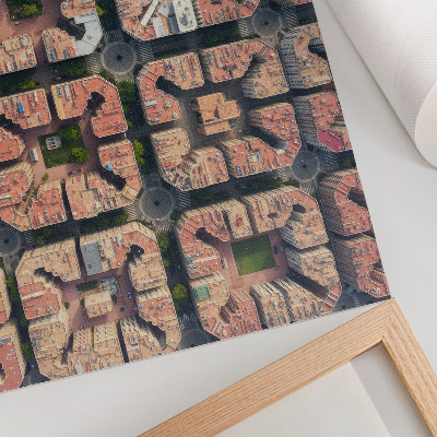 Plakat dekoracyjny przedstawiający nowoczesną architekturę