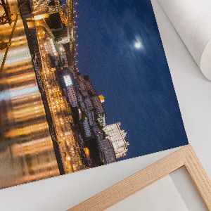 Plakat na płótnie Nocne miasto