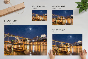 Plakat na płótnie Nocne miasto