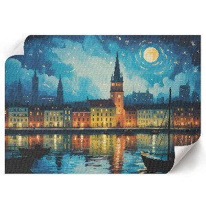 Plakat dekoracyjny Miejska noc