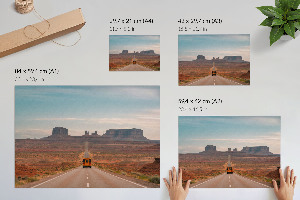 Plakat na płótnie Podróż autostradą