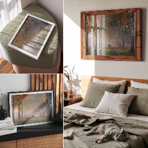 Plakat na ścianę Leśna aleja