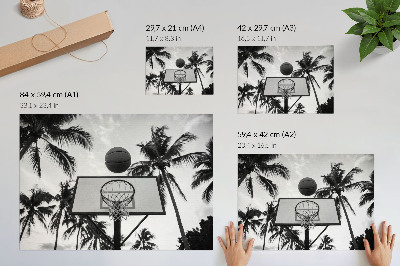 Plakat na ścianę z motywem sportowej pasji