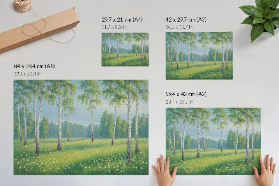 Plakat ścienny „Sielankowy pejzaż”