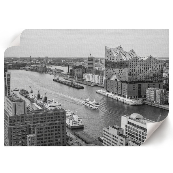 Plakat dekoracyjny Miejska przystań