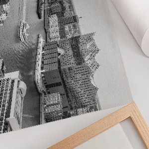 Plakat dekoracyjny Miejska przystań