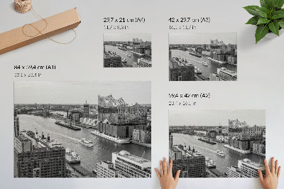 Plakat dekoracyjny „Miejska przystań”
