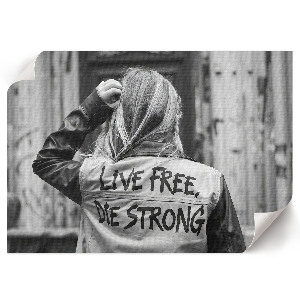 Plakat na ścianę Silny przekaz