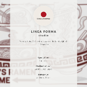 Plakat ścienny Ramen ilustracja