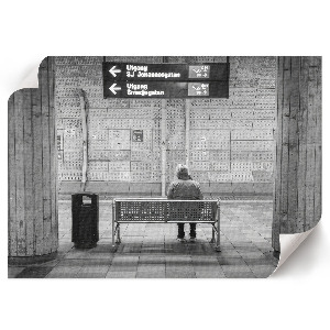 Plakat dekoracyjny Stacja metra