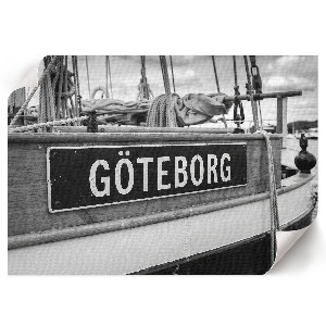 Plakat przedstawiający Łódź i Göteborg