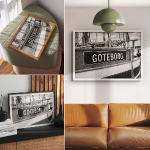 Plakat Łódź Goteborg