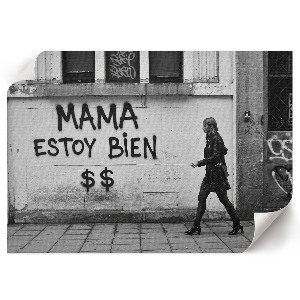 Plakat na płótnie Graffiti ulica