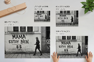 Plakat na płótnie Graffiti ulica