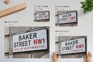 Plakat ścienny Baker Street tablica