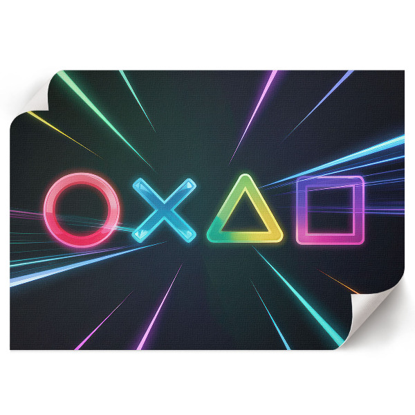 Plakat na płótnie Symbole gamera