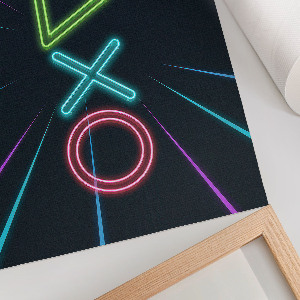 Plakat na ścianę Gamingowe znaki