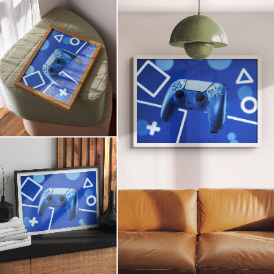 Plakat ścienny z motywem kontrolera do gier
