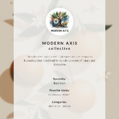 Plakat ścienny z motywem kolorowej abstrakcji