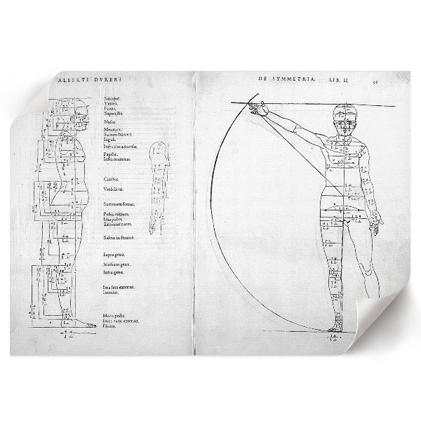 Plakat Rysunek człowieka