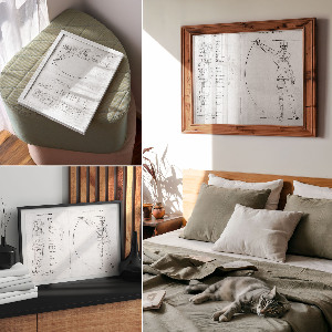 Plakat Rysunek człowieka