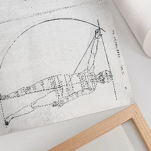 Plakat Rysunek człowieka