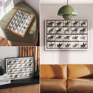 Plakat dekoracyjny Jazda konna