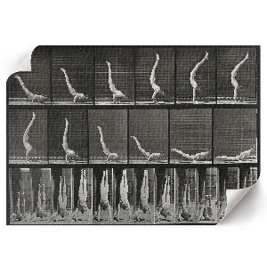 Plakat na ścianę Mężczyzna na rękach