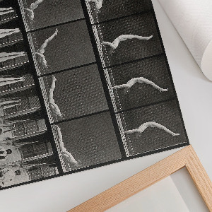 Plakat na ścianę Mężczyzna na rękach