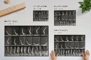 Plakat na ścianę Mężczyzna na rękach