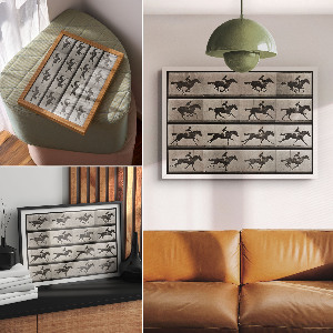 Plakat dekoracyjny Galopujący koń