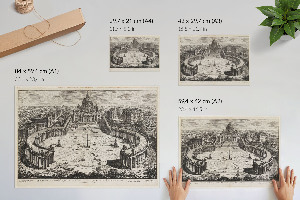 Plakat Dziedziniec Watykanu