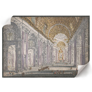 Plakat na płótnie Wnętrze Bazyliki