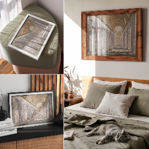 Plakat na płótnie Wnętrze Bazyliki