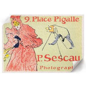 Plakat ścienny „Le Photographe Sescau”