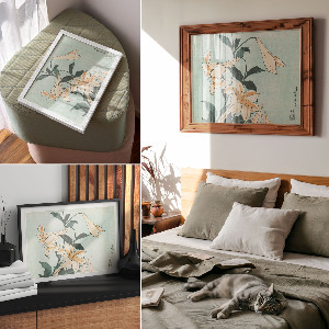 Plakat dekoracyjny Lilie