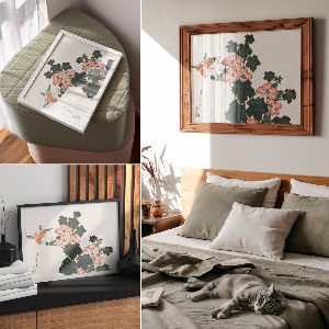 Plakat ścienny Czerwone róże